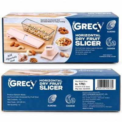 GRECY HORIZONTAL DRY FRUIT SLICER - 1 Pcs